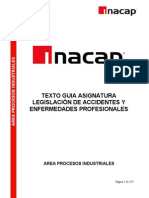 Manual de "Legislación de Accidentes Del Trabajo y Enfermedades Profesionales".