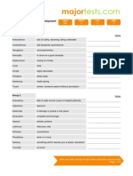 Advanced vocabulary development for TOEFL Word List 04