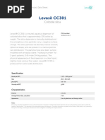 Levasil Colloidal Silica Product Sheet | PDF | Colloid | Silicon Dioxide