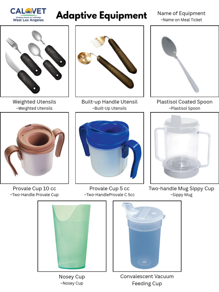 Various Adaptive Equipment in a Senior Home | PDF