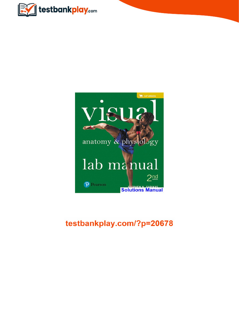 Visual Anatomy and Physiology Lab Manual Cat Version 2nd Edition ...