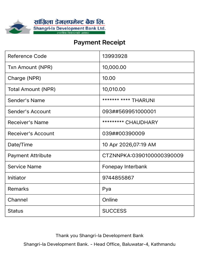 Receipt | PDF