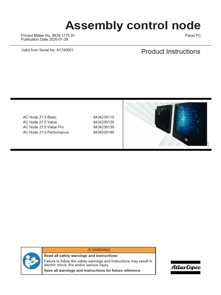 Product Instructions AC Node 21.5 2020 | PDF | Electrical Connector ...
