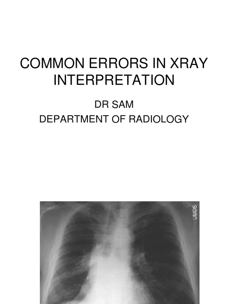 Common X-Ray Interpretation Errors | PDF | Elbow | Anatomical Terms Of ...