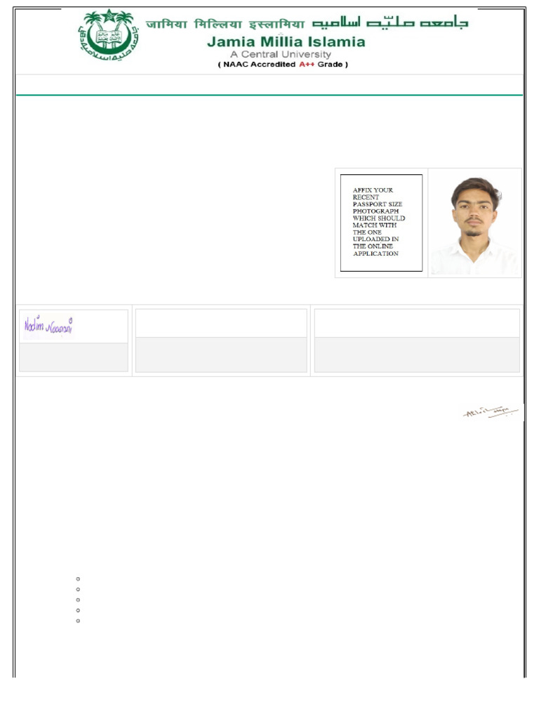Admit Card | PDF