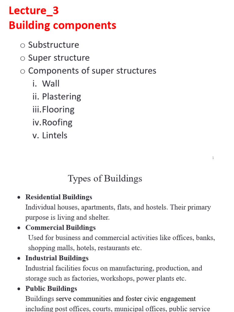 Lec 3 | PDF | Buildings And Structures | Civil Engineering