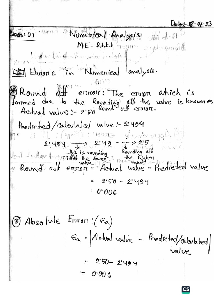 Numerical Analysis | PDF