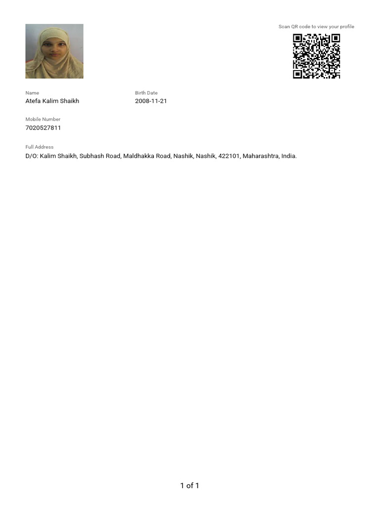 Atefa Kalim Shaikh | PDF