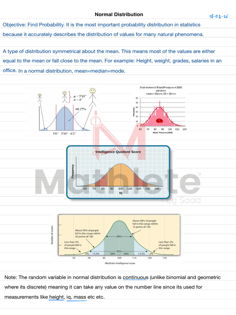 7. Normal Distribution (2) | PDF | Probability Distribution | Normal ...