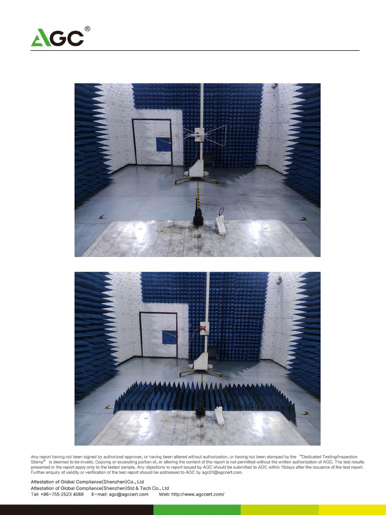 Fcc Test Setup Fotos | PDF
