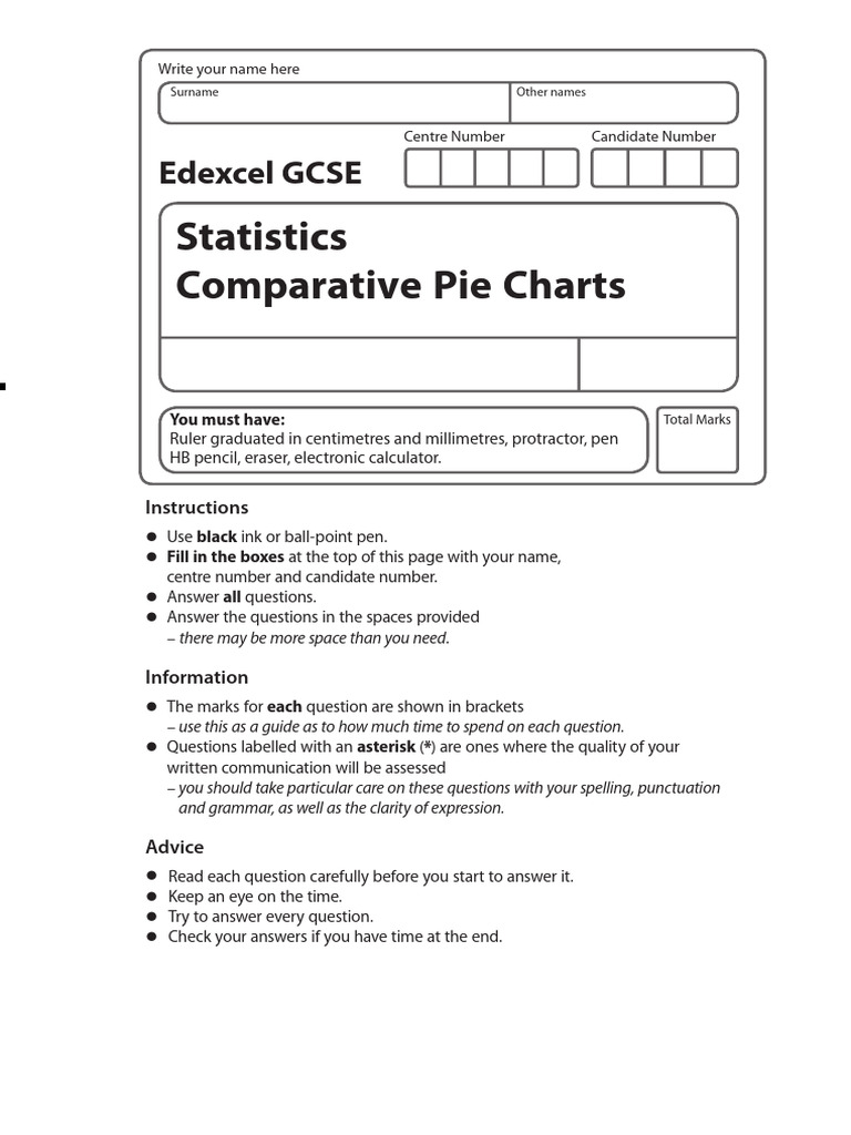 Comparative Pie Charts | PDF
