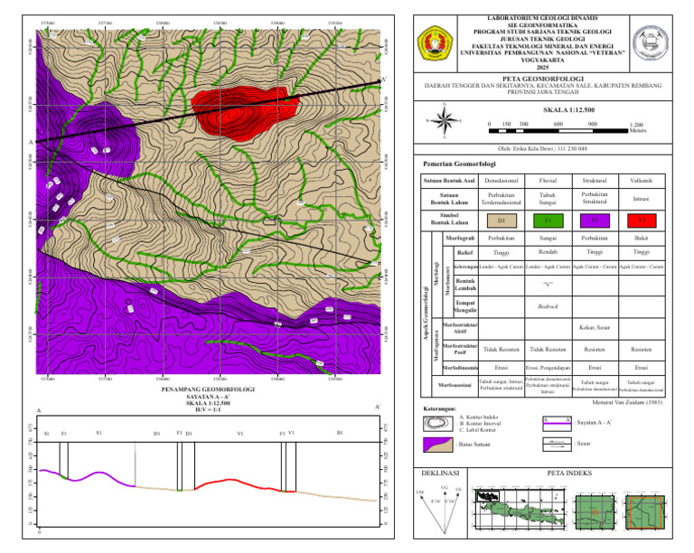 Peta Geomorfologi Geoinformatika Kila | PDF