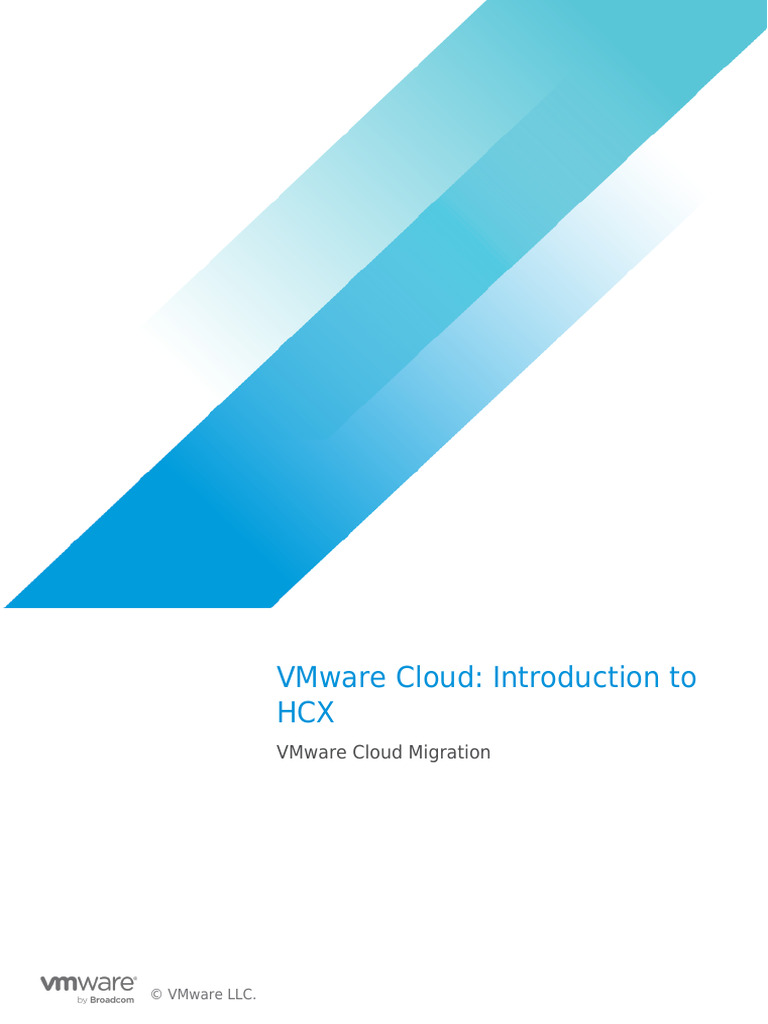 Vmware Cloud Introduction To HCX | PDF | Virtual Machine | Cloud Computing