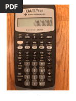 Setting Up Your Financial Calculator | PDF