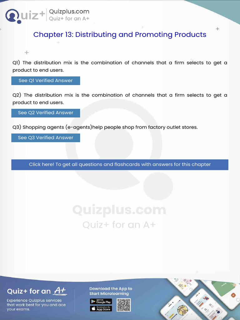 The Distribution Mix is the Combination of Channels That a Firm Selects ...