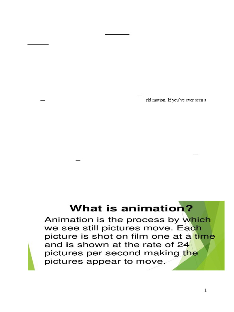 Unit IV F Animation | PDF | Learning | Animation