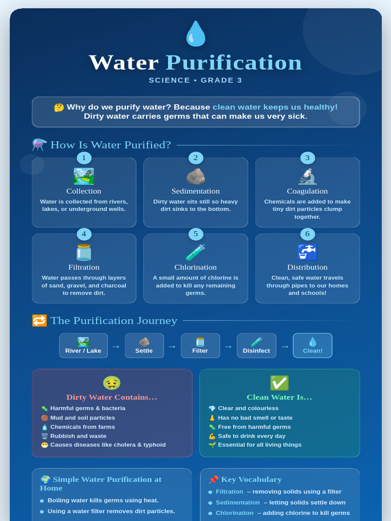 Water Purification Poster | PDF | Water Purification | Water