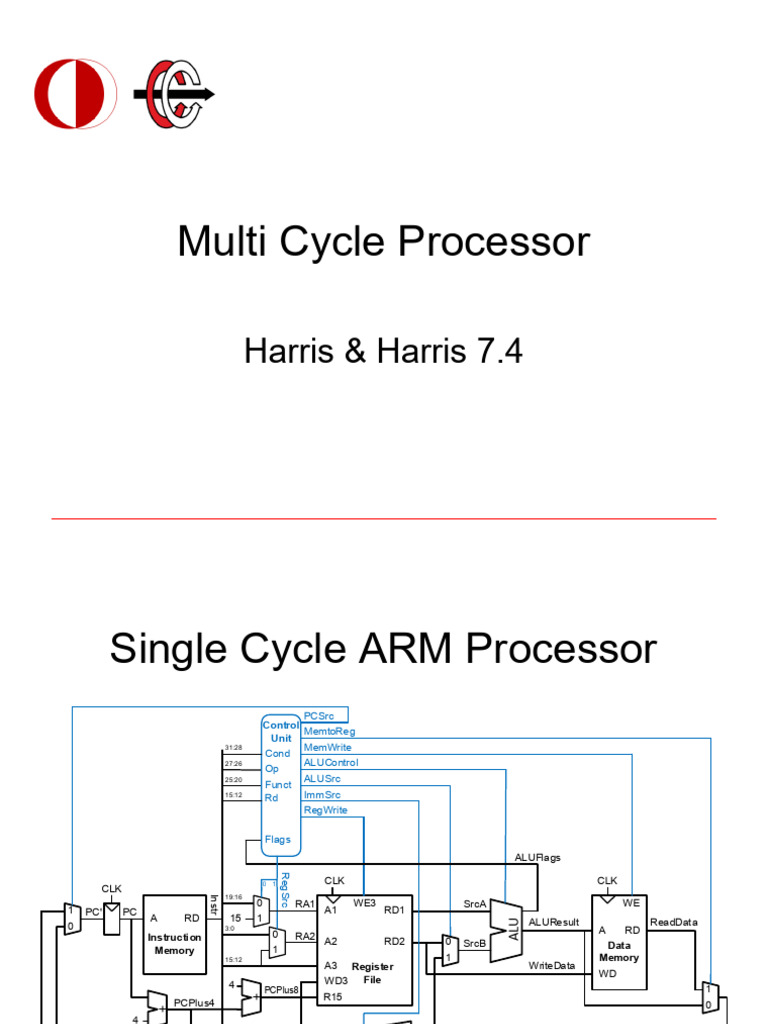Ch3 Arm Multi Cycle_2026 | PDF | Central Processing Unit | Office Equipment