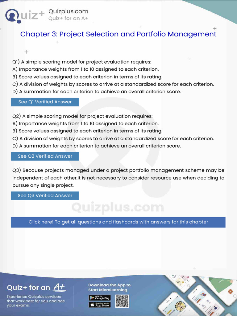 A Simple Scoring Model for Project Evaluation Requires | PDF | Agile ...