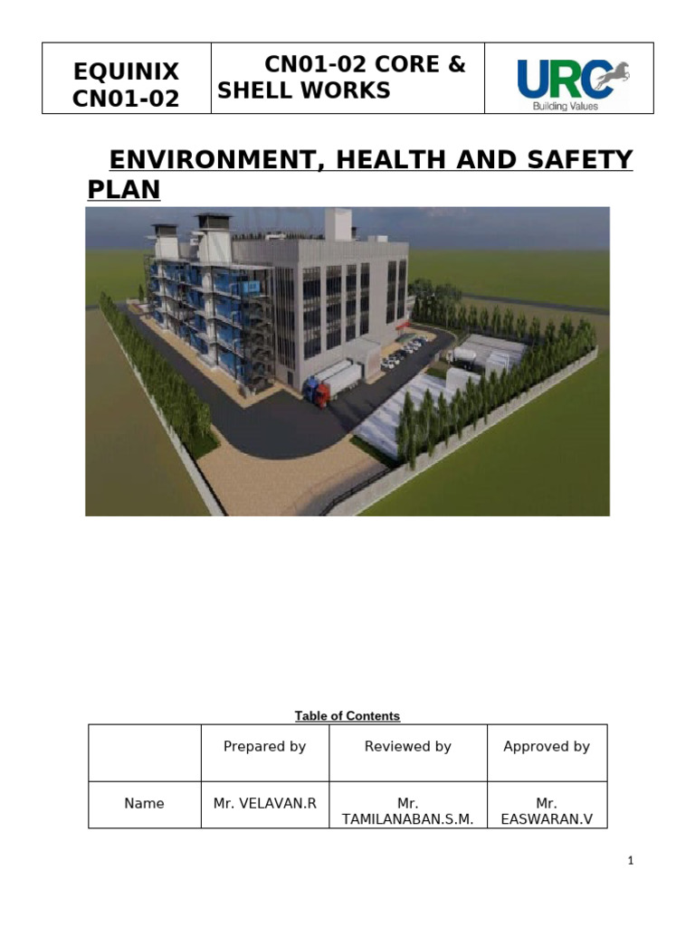 Ehs Plan Revised | PDF | Occupational Safety And Health | Personal ...