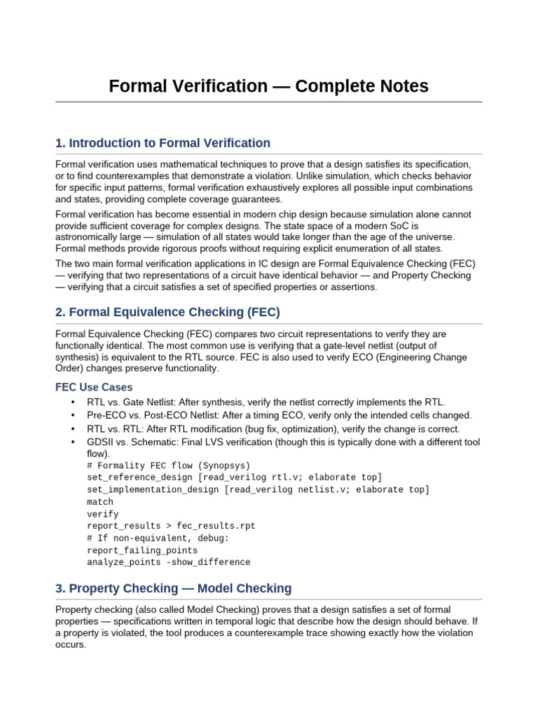 09 Formal Verification | PDF | Formal Verification | Computer Engineering