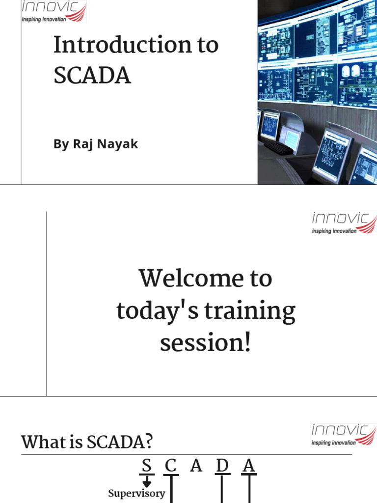 Introduction to SCADA | PDF | Scada | Programmable Logic Controller