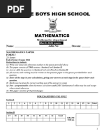 NCE 2025 Mathematics | PDF | Area | Elementary Mathematics