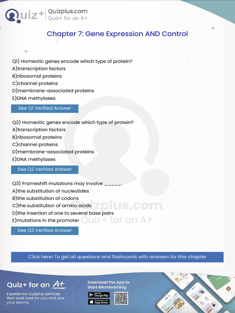 Homeotic Genes Encode Which Type of Protein | PDF | Dna | Primer ...