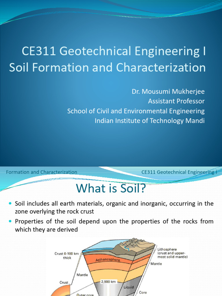L2-L3 Soil Formation Characterization | PDF | Rock (Geology) | Igneous Rock