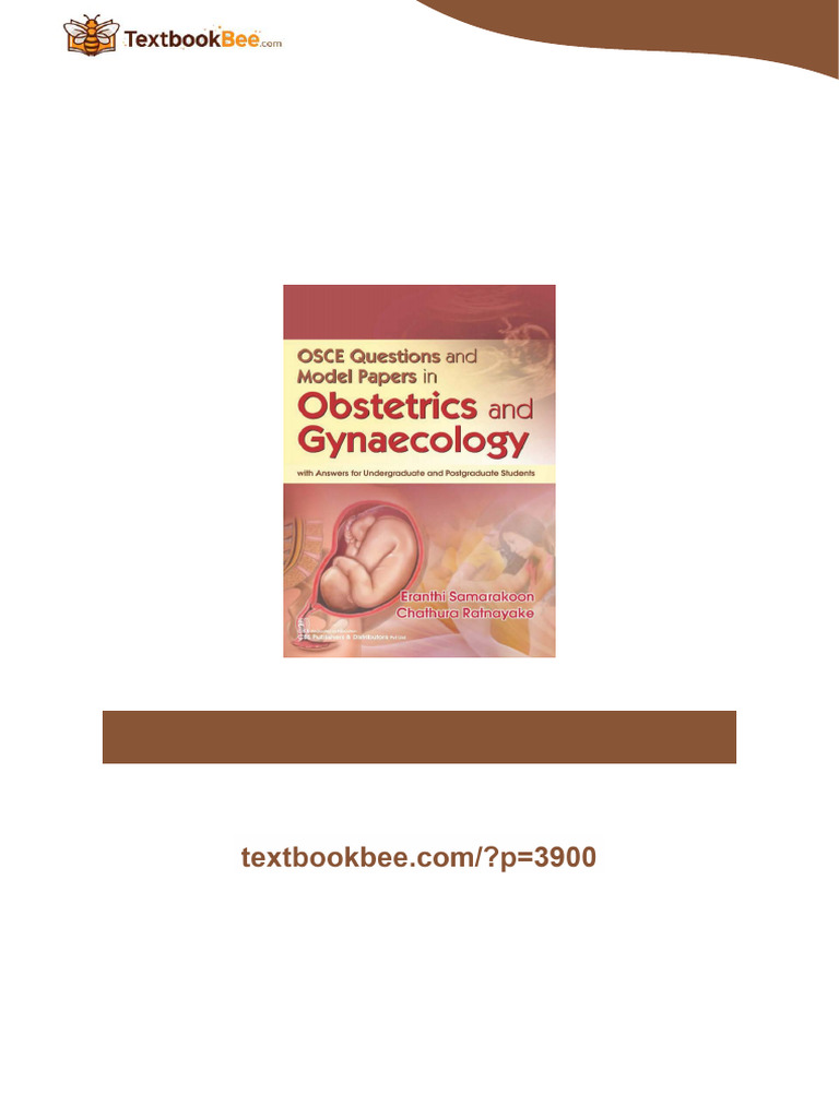 OSCE Questions and Model Papers in Obstetrics and Gynaecology Double ...