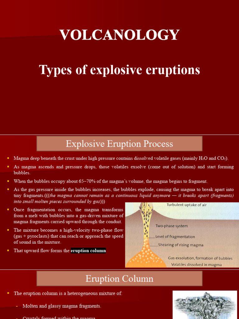 6-Types of Explosive Eruptions | PDF | Magma | Lava
