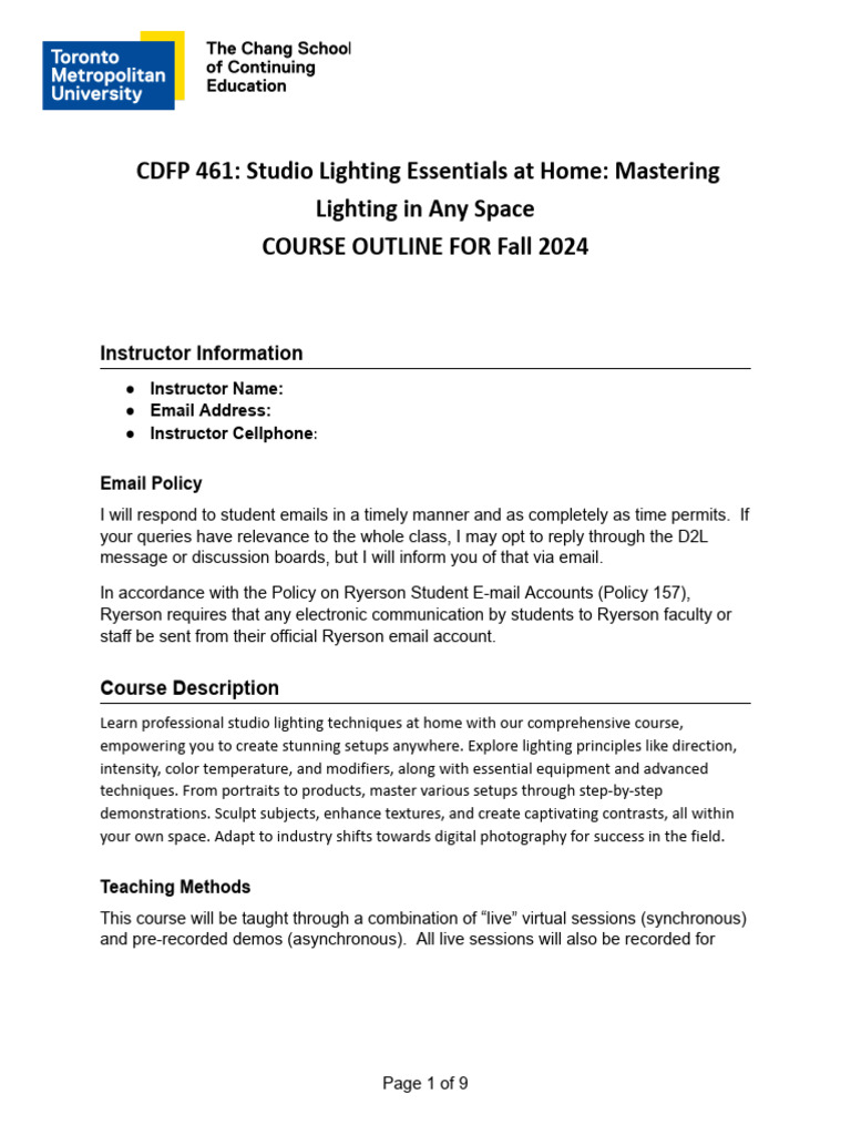 CDFP 461 | PDF