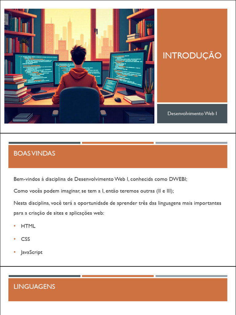 Desenvolvimento Web I - AULA 1 | PDF | Rede mundial de computadores ...
