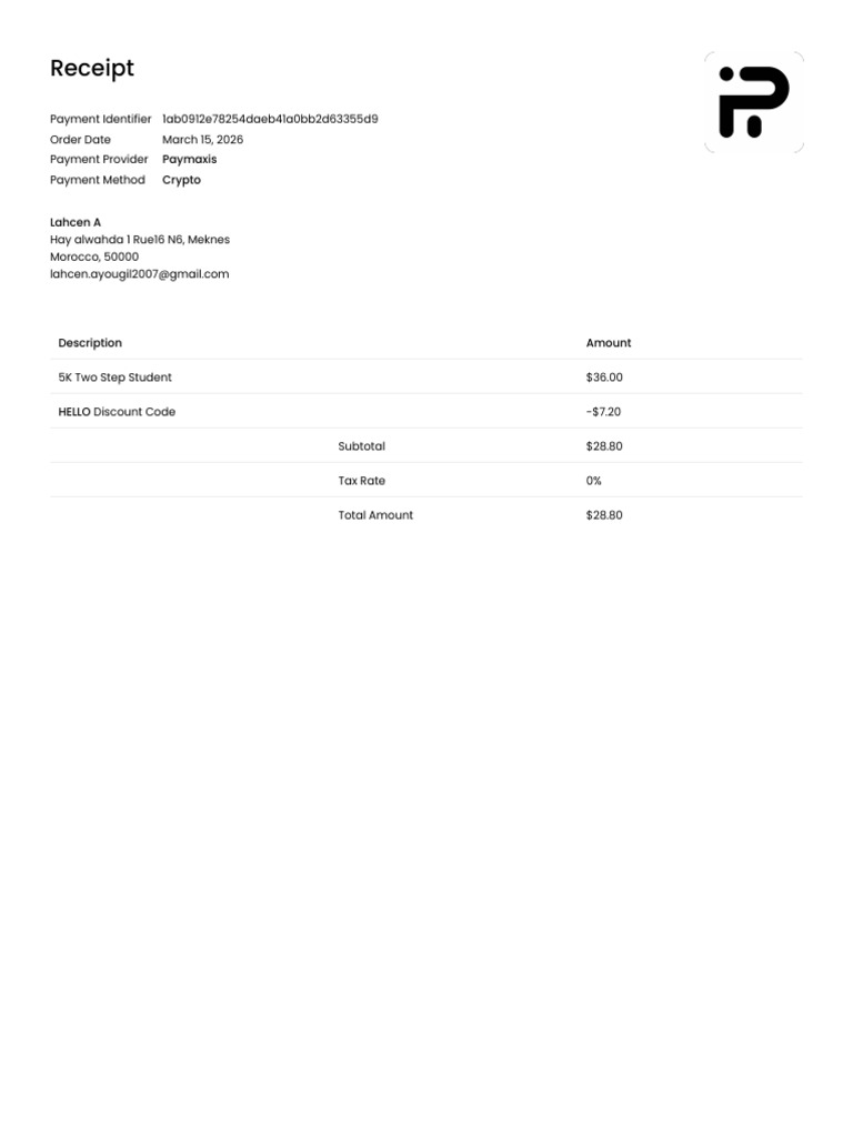 Receipt | PDF