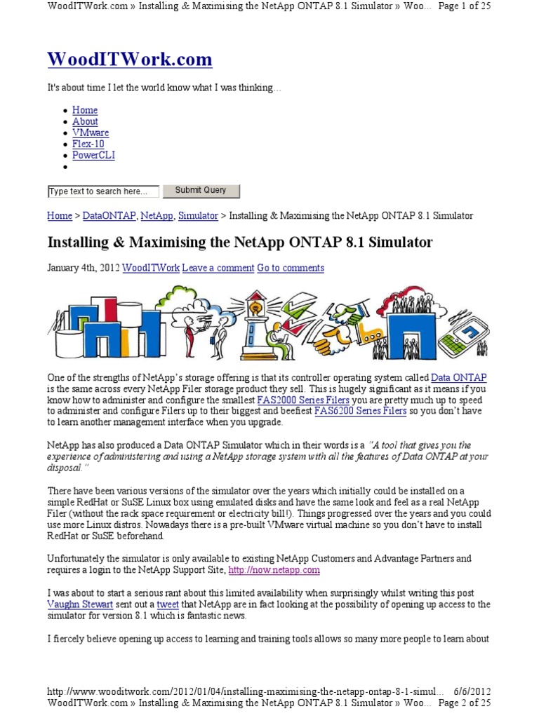 Ontap Sim 8.1 Maximization | PDF | Virtual Machine | V Mware