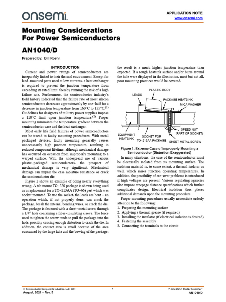 APPLICATION NOTE AN1040-D | PDF | Electrical Resistance And Conductance ...