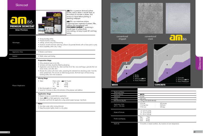 Catalogue Am86 English | PDF | Concrete | Paint