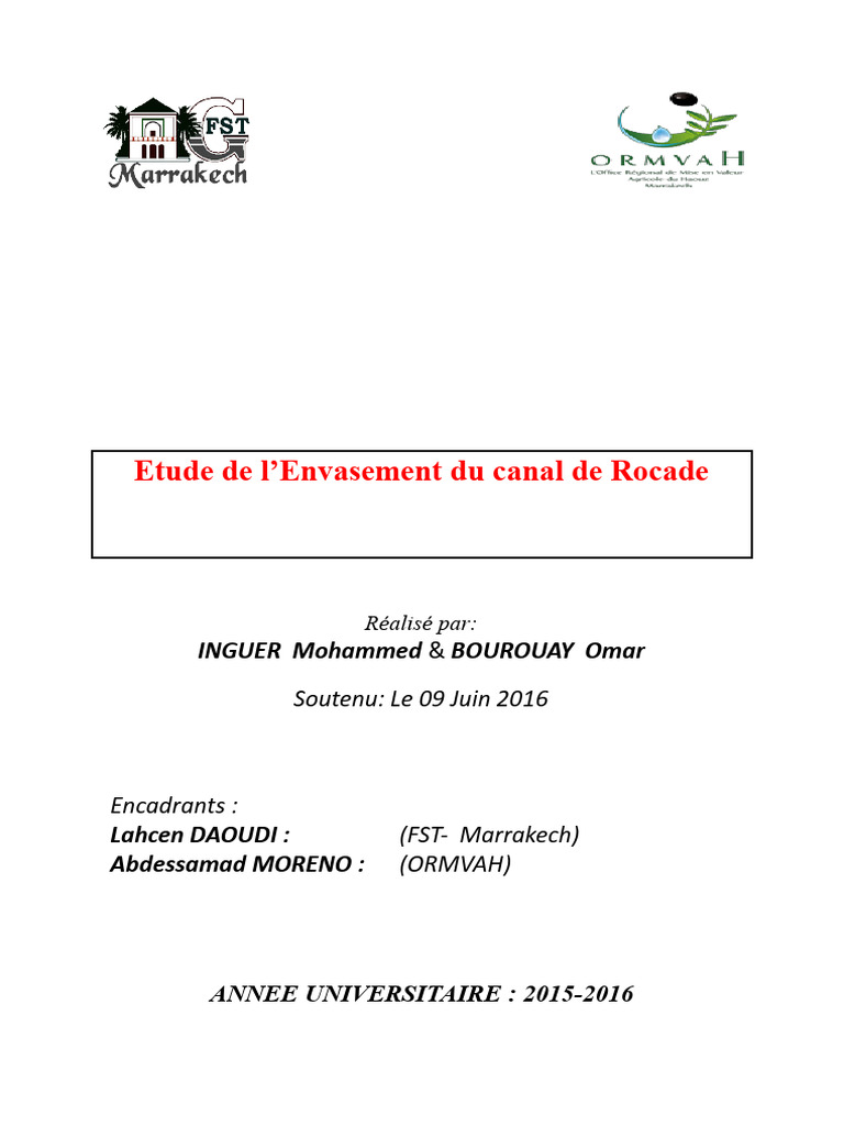 Inguer-Bourouay-2016 | PDF | Lac de barrage | Sédiment
