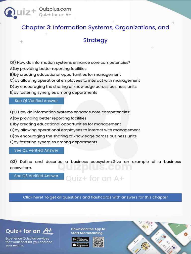 How Do Information Systems Enhance Core Competencies | PDF | Software ...