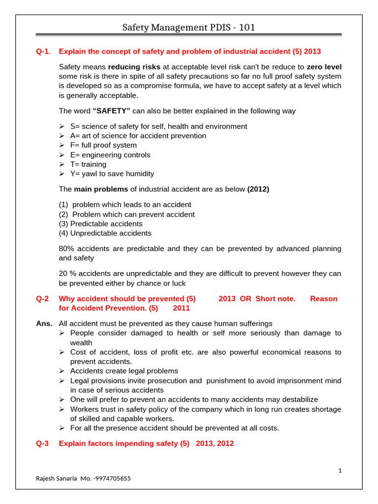 Final_paper-101 | PDF | Occupational Safety And Health | Safety
