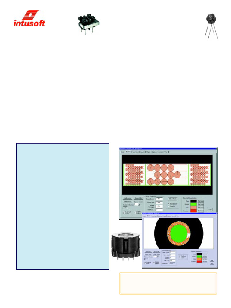 Intusoft - Magnetics Designer | PDF