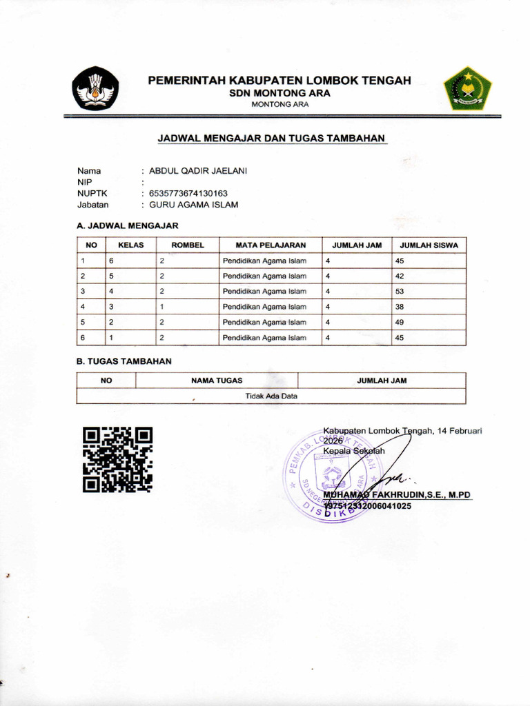 jadwal AQJ | PDF
