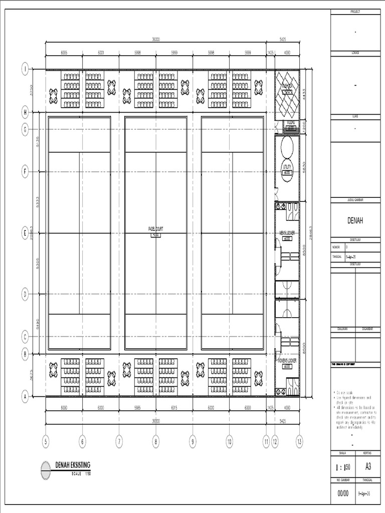 Layout Eksisting | PDF