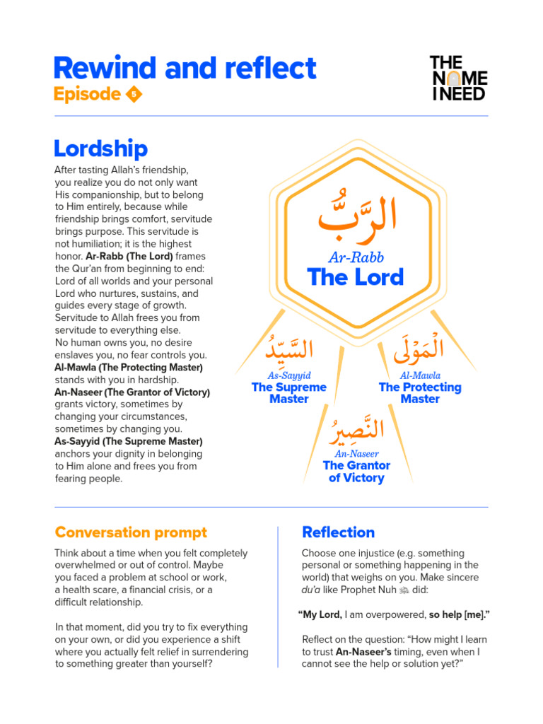Rewind and Reflect 2026 Episode 05 | PDF | Quran | Islam
