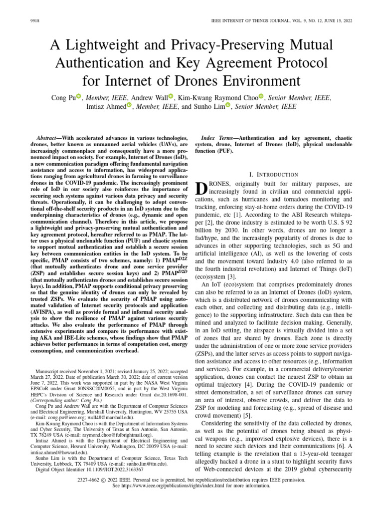A Lightweight and Privacy-Preserving Mutual Authentication and Key ...