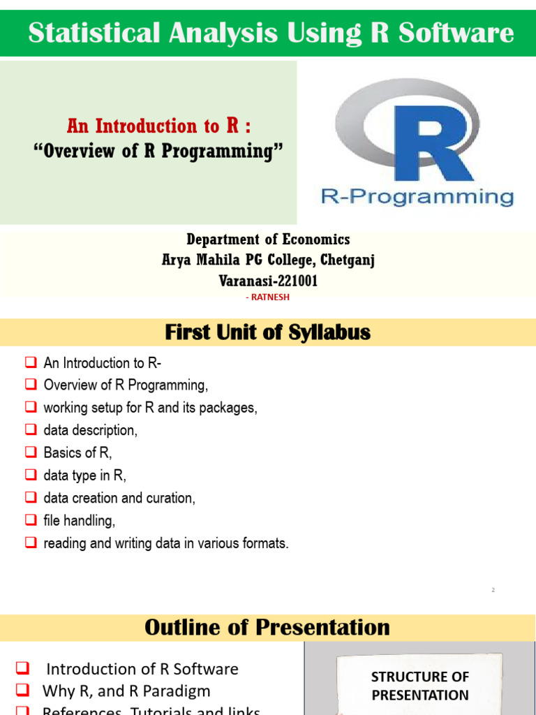 Statistical Analysis Using R Software | PDF