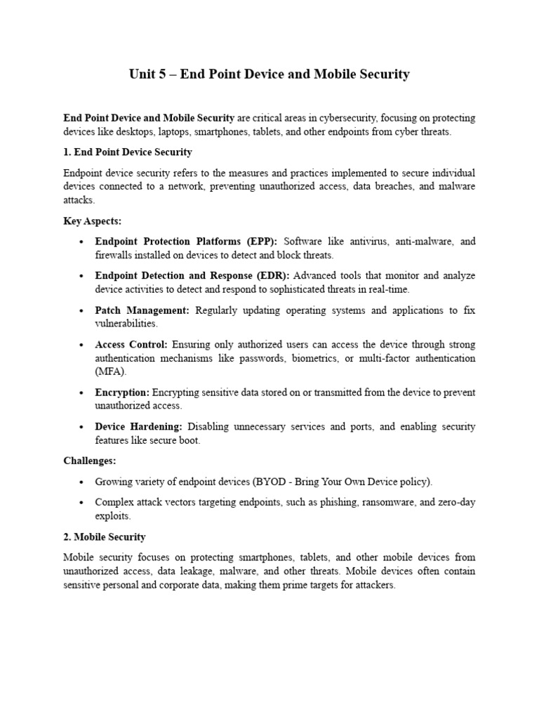 Unit 5 | PDF | Security | Computer Security