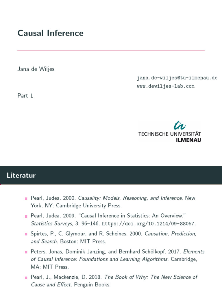 Vorlesung Causal Inference-3 | PDF | Variance | Vector Autoregression