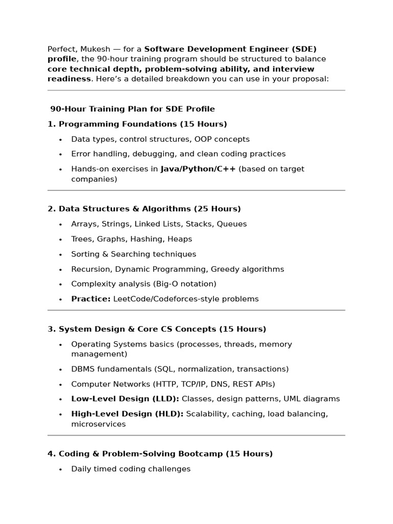 Master Training Schedule Zeal | PDF | Computer Programming | Software ...