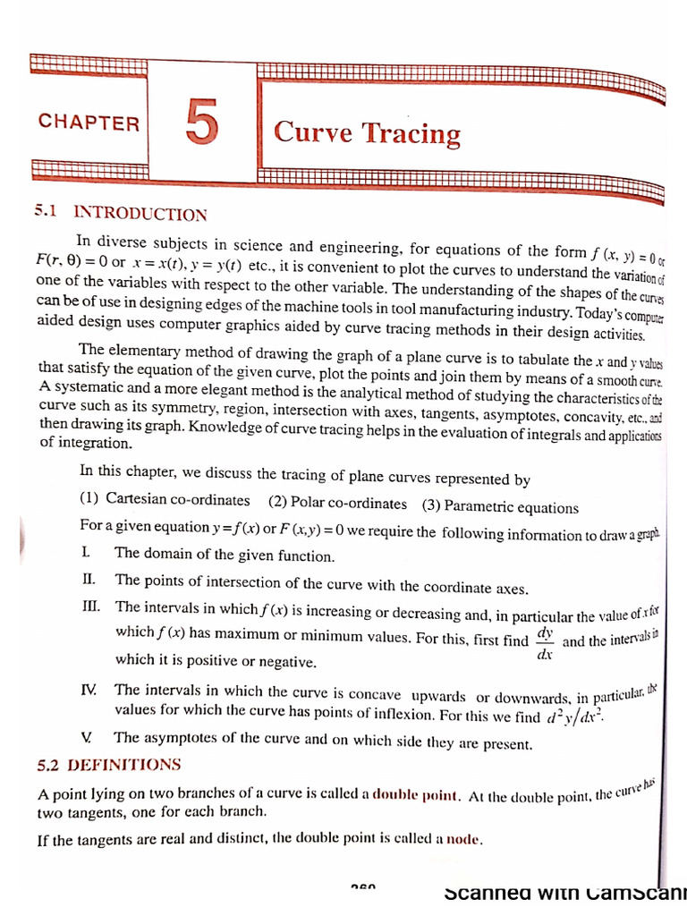 Curve Tracing | PDF